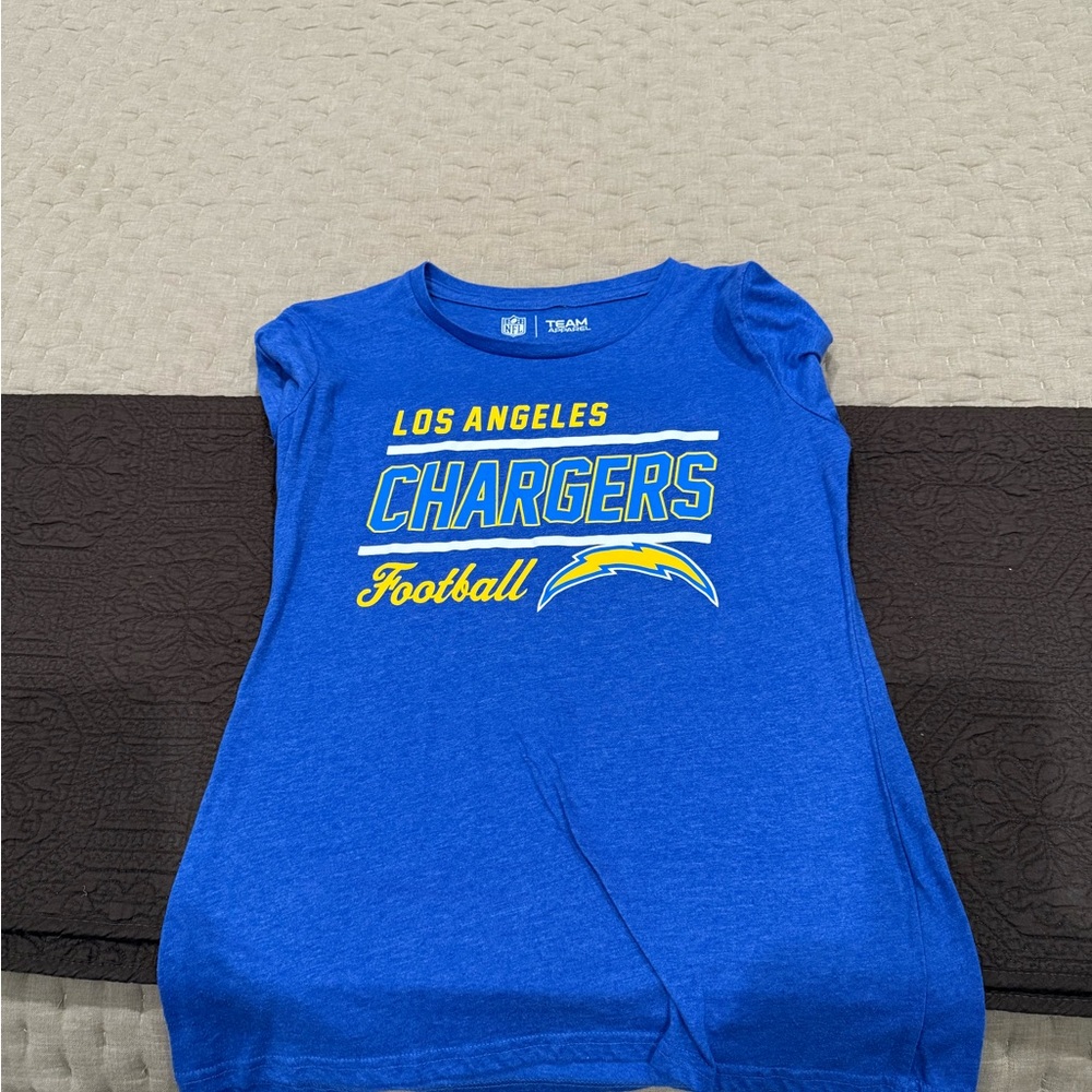 Team Apparel Los Angeles Chargers Kids Blue Tee
